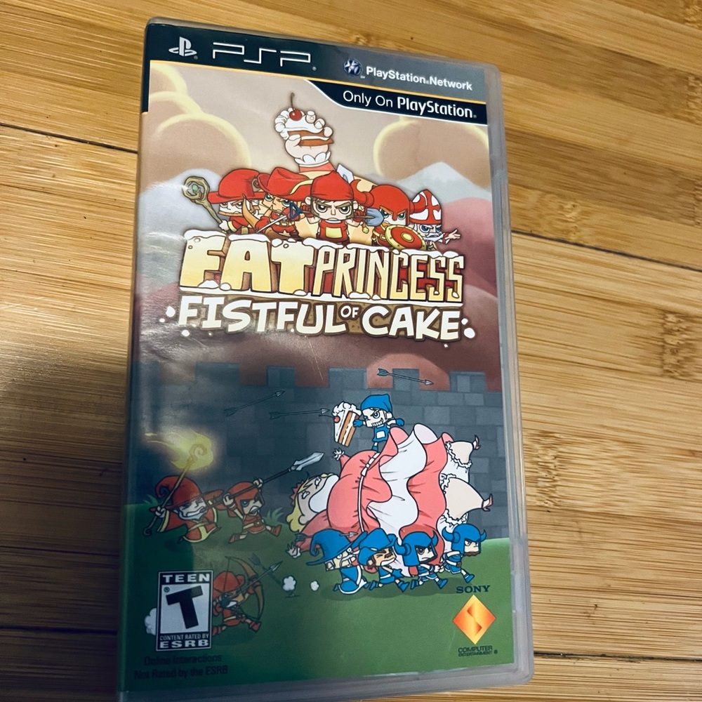 Sony PSP Game - Fat Princess: Fistful of Cake Game